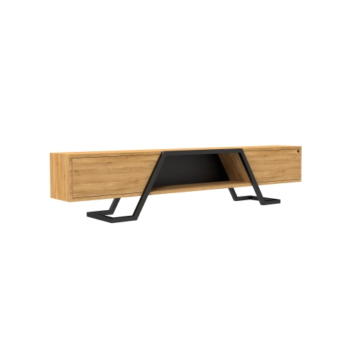 Szafka RTV-76 Drewno Lite Dąb Loft Lakier Rozmiary od 100 cm do 200 cm PREMIUM
